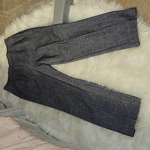 Doncaster black gray tweed straight leg dress pants side zipper size 12 …EUC